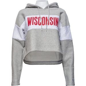 Wisconsin Badgers Cropped Hoodie